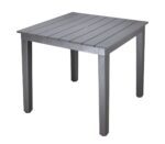 MEGAPLAST Vrtna miza CAPRI dark grey TEMNO SIVA 77 x 77 x 74 cm (ŠxDxV)